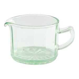 Source Unknown Pale Green Glass Creamer Pitcher